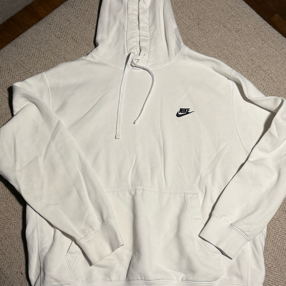 Nike Men's Classic White Hoodie